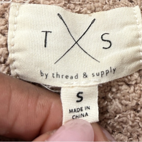 Thread & Supply Cozy Tan Cardigan - Picture 7 of 7